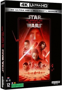 Star Wars, épisode VIII - Les Derniers Jedi (2017) de Rian Johnson – Packshot Blu-ray 4K Ultra HD