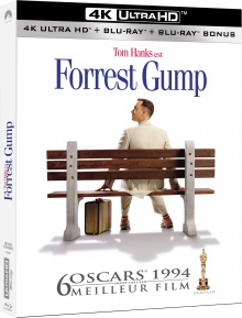 Forrest Gump (1994) de Robert Zemeckis - Packshot Blu-ray 4K Ultra HD