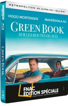 Green Book : Sur les routes du sud (2018) de Peter Farrelly - Steelbook Édition Spéciale Fnac - Packshot Blu-ray 4K Ultra HD