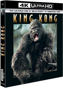 King Kong (2005) de Peter Jackson - Packshot Blu-ray 4K Ultra HD
