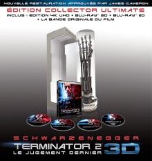 Terminator 2 (1991) de James Cameron - Édition Collector Ultimate limitée numérotée - Packshot Blu-ray 4K Ultra HD