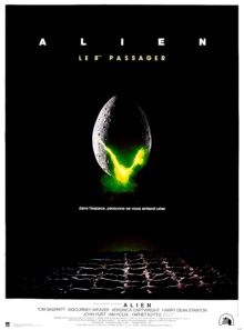 Alien, le huitième passager (1979) de Ridley Scott - Affiche