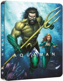 Aquaman (2018) de James Wan - Édition Comic Steelbook - Packshot Blu-ray 4K Ultra HD