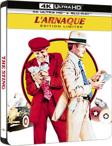 L'Arnaque (1973) de George Roy Hill - Édition Steelbook – Packshot Blu-ray 4K Ultra HD