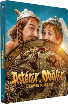 Astérix et Obélix : L'Empire du milieu (2023) de Guillaume Canet - Édition boîtier SteelBook - Packshot Blu-ray 4K Ultra HD
