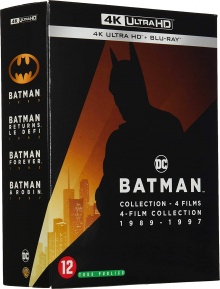 Batman : 4 films collection 1989-1997 – Packshot Blu-ray 4K Ultra HD