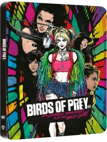 Birds of Prey et la fantabuleuse histoire de Harley Quinn (2020) de Cathy Yang - Édition Comic Steelbook - Packshot Blu-ray 4K Ultra HD