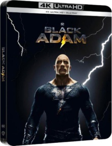 Black Adam (2022) de Jaume Collet-Serra - Édition Steelbook Spéciale E. Leclerc – Packshot Blu-ray 4K Ultra HD