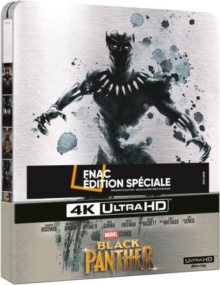 Black Panther (2018) de Ryan Coogler - Édition Fnac Steelbook - Packshot Blu-ray 4K Ultra HD