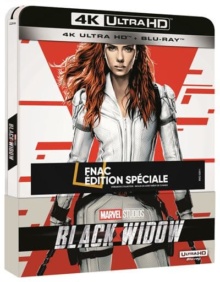 Black Widow (2021) de Cate Shortland - Édition Spéciale Fnac Steelbook - Packshot Blu-ray 4K Ultra HD