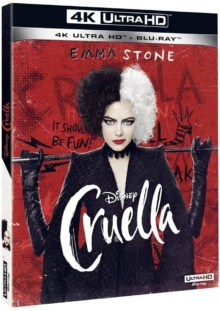 Cruella (2021) de Craig Gillespie – Packshot Blu-ray 4K Ultra HD