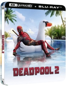 Deadpool 2 (2018) de David Leitch – Édition boîtier SteelBook - Packshot Blu-ray 4K Ultra HD