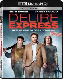 Délire express (2008) de David Gordon Green – Packshot Blu-ray 4K Ultra HD