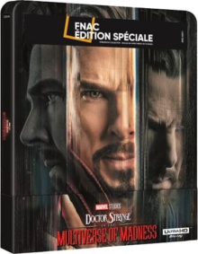 Doctor Strange in the Multiverse of Madness (2022) de Sam Raimi - Édition Spéciale Fnac Steelbook - Packshot Blu-ray 4K Ultra HD