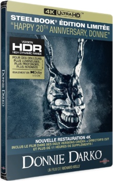 Donnie Darko (2001) de Richard Kelly - Édition Limitée Steelbook – Packshot Blu-ray 4K Ultra HD
