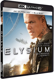 Elysium (2013) de Neill Blomkamp - Packshot Blu-ray 4K Ultra HD