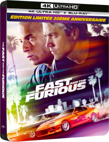 Fast And Furious (2001) de Rob Cohen - Édition Steelbook – Packshot Blu-ray 4K Ultra HD