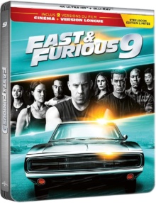 Fast & Furious 9 (2021) de Justin Lin - Édition boîtier SteelBook – Packshot Blu-ray 4K Ultra HD