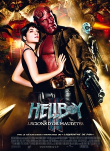 Hellboy II : Les légions d'or maudites (2008) de Guillermo del Toro - Affiche