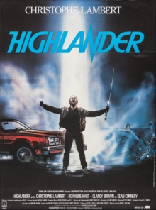Highlander (1986) de Russell Mulcahy - Affiche