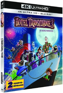 Hôtel Transylvanie 3 : Des vacances monstrueuses (2018) de Genndy Tartakovsky – Packshot Blu-ray 4K Ultra HD