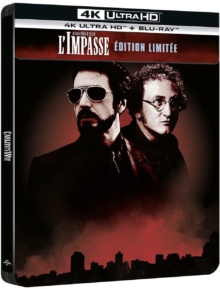 L'Impasse (1993) de Brian De Palma - SteelBook édition limitée – Packshot Blu-ray 4K Ultra HD