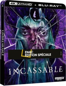 Incassable (2000) de M. Night Shyamalan - Édition Spéciale Fnac Steelbook – Packshot Blu-ray 4K Ultra HD