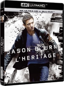 Jason Bourne : L'héritage (2012) de Tony Gilroy – Packshot Blu-ray 4K Ultra HD