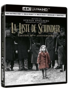 La Liste de Schindler (1993) de Steven Spielberg - Édition 25ème anniversaire – Packshot Blu-ray 4K Ultra HD