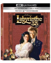 Labyrinthe (1986) de Jim Henson - Édition 35ème Anniversaire Collector Spéciale Fnac – Packshot Blu-ray 4K Ultra HD