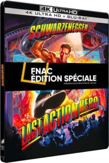 Last Action Hero (1993) de John McTiernan - Steelbook Exclusivité Fnac – Packshot Blu-ray 4K Ultra HD