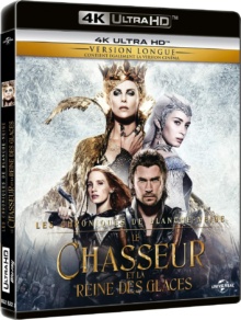 Le Chasseur et la Reine des Glaces (2016) de Cedric Nicolas-Troyan - Packshot Blu-ray 4K Ultra HD