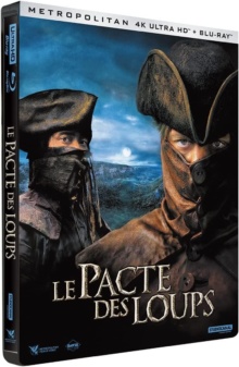 Le Pacte des loups (2001) de Christophe Gans - Édition Limitée Steelbook - Packshot Blu-ray 4K Ultra HD