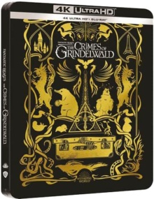 Les Animaux fantastiques : Les Crimes de Grindelwald (2018) de David Yates - Édition Limitée SteelBook - Packshot Blu-ray 4K Ultra HD