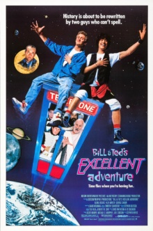 L'Excellente aventure de Bill & Ted (1989) de Stephen Herek - Affiche