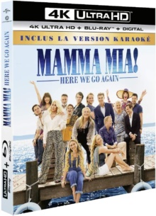 Mamma Mia ! Here We Go Again (2018) de Ol Parker – Packshot Blu-ray 4K Ultra HD