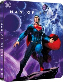 Man Of Steel (2013) de Zack Snyder - Édition Comic Steelbook - Packshot Blu-ray 4K Ultra HD