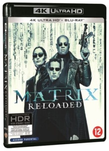 Matrix Reloaded (2003) de The Wachowski Brothers – Packshot Blu-ray 4K Ultra HD