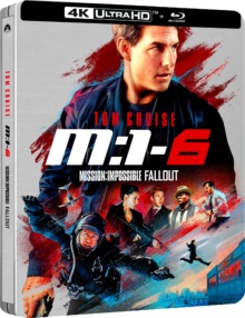 Mission : Impossible 6 : Fallout (2018) de Christopher McQuarrie - Édition SteelBook Limitée - Packshot Blu-ray 4K Ultra HD