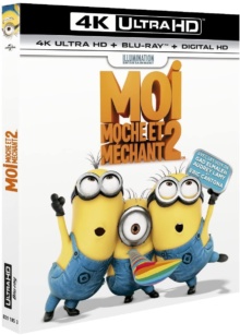 Moi, moche et méchant 2 (2013) de Chris Renaud, Pierre Coffin – Packshot Blu-ray 4K Ultra HD