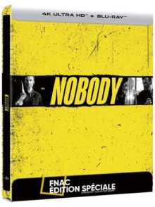 Nobody (2021) de Ilya Naishuller - Édition Spéciale Fnac Steelbook – Packshot Blu-ray 4K Ultra HD