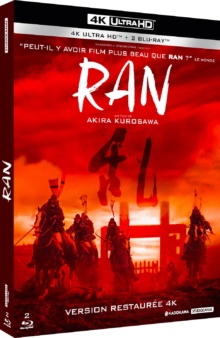 Ran (1985) de Akira Kurosawa – Packshot Blu-ray 4K Ultra HD