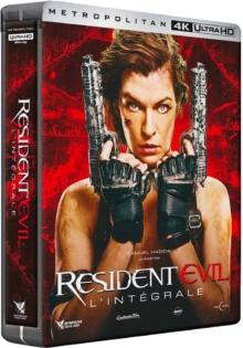 Resident Evil : L'Intégrale – Packshot Blu-ray 4K Ultra HD