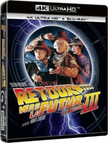 Retour vers le futur III (1990) de Robert Zemeckis – Packshot Blu-ray 4K Ultra HD