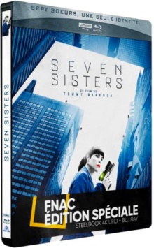 Seven Sisters (2017) de Tommy Wirkola - Édition spéciale Fnac Steelbook – Packshot Blu-ray 4K Ultra HD