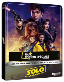 Solo : A Star Wars Story (2018) de Ron Howard - Steelbook Édition Spéciale Fnac - Packshot Blu-ray 4K Ultra HD