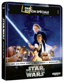 Star Wars, épisode VI : Le Retour du Jedi (1983) de Richard Marquand - Steelbook Édition Spéciale Fnac - Packshot Blu-ray 4K Ultra HD