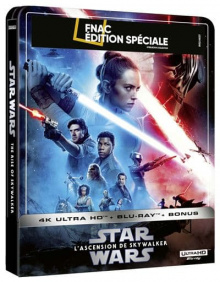 Star Wars, épisode IX – L’Ascension de Skywalker (2019) de J.J. Abrams - Steelbook Édition Spéciale Fnac - Packshot Blu-ray 4K Ultra HD