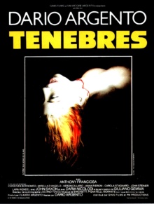 Ténèbres (1982) de Dario Argento - Affiche