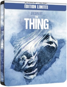 The Thing (1982) de John Carpenter - Édition boîtier SteelBook – Packshot Blu-ray 4K Ultra HD